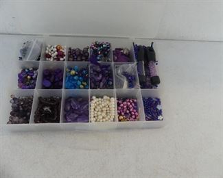 Organizer Full of Beads - Various Colors