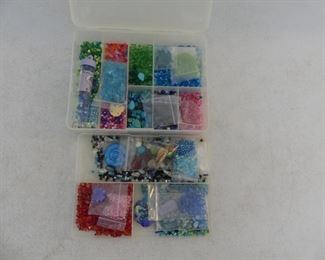 2-Tier Organizer Full of Beads