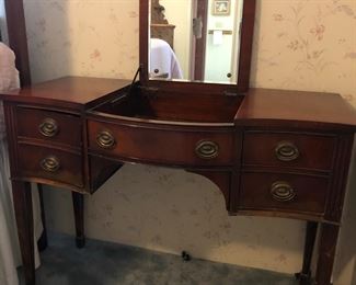 Mid century modern vanity.