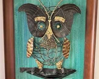 Mid Century Metal Wall Art