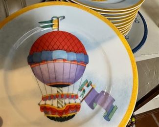 Williams Sonoma Hot Air Balloon Plates