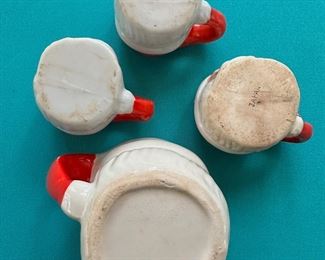 Vintage Santa mugs, made in Japan