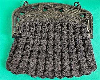 Vintage crochet purse