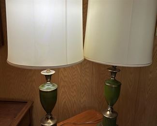 2 Vintage Rembrandt Lamps