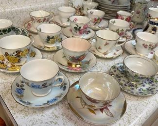 Lots of Teacups & Saucers