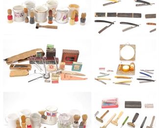 Antique Shaving Collection