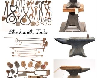 Blacksmith Tools & Anvils