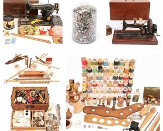 Antique Sewing Machines & Notions