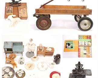 Antique Toys, Games, Dolls, Wagons