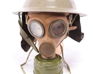 Military Gas Mask & Helmet