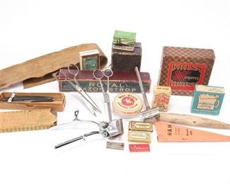 Antique Shaving & Barber Accessories