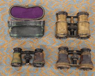 Group of Victorian Opera Glasses