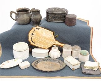 Antique Dresser Set Group