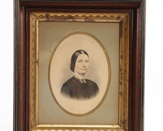 Cabinet Card Photo in Victorian Frame