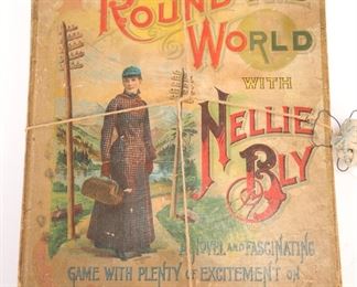 Round the World with Nelly Bly Victorian Board Game