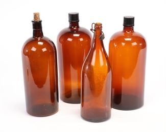 Brown Apothecary Bottles