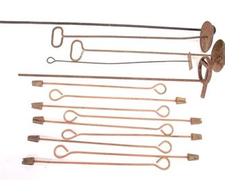 Antique Leather and Blacksmithing Tools