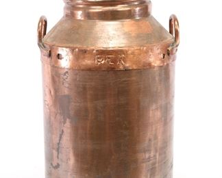 Large Copper Rex Milk Jug