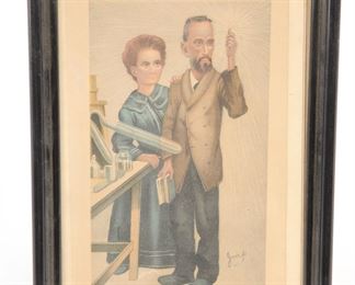Currier & Ives Pierre & Marie Curie Print