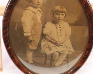 Antique Photo in Bubble Glass