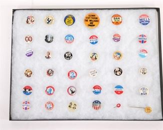 Political Buttons Collection
