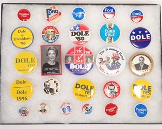 Political Buttons Collection