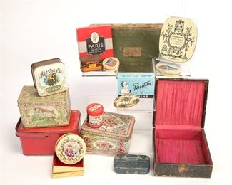 Advertising tins group