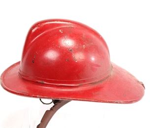 Metal Fire chief hat