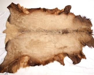 Elk Fur on backside