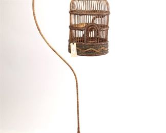 Art Deco/ Victorian Wicker Bird Cage
