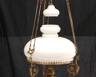Large Hubbard Gasolier Pendant Lamp