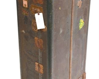 Large Victorian/ Edwardian Steamer Wardrobe Trunk