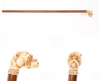 Antique Dog Cane
