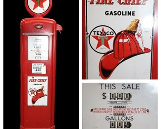 Vintage Bowser Full Sized Gas Pump