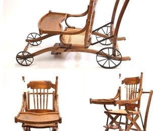 High chair that converts to Pram