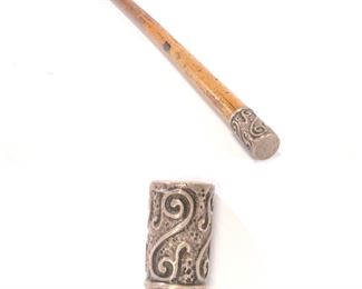 Cane with Sterling silver top