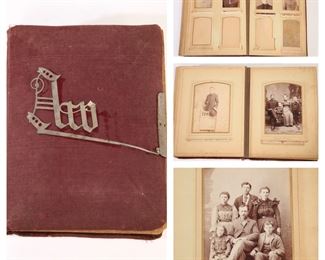 Victorian Cabinet Card Photo Album