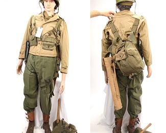 World War 2 Mannequin Fully Dressed with All Gear