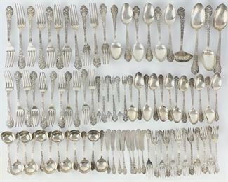 3006 Grams Fine Old Medici By Gorham Sterling Silver Flatware
