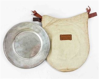 118 Grams Fine Tiffany & Co Makers Sterling Silver 6.25� Plate W/ Bag
