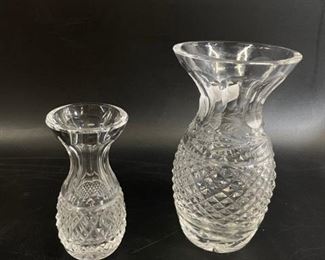 Fine Waterford Crystal cut Vases
