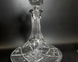 Fine Galway Longford Crystal Ships Decanter
