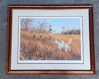 Eldridge Hardie hillside flush pencil signed framed print 768/1800
