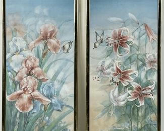 �Untitled� lilies John Cheng Original Watercolors

