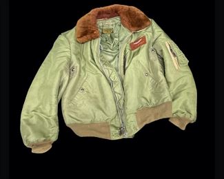 1950s Korean War Era U. S. Air Force Type B-15C Intermediate Flight Jacket - Size 38
