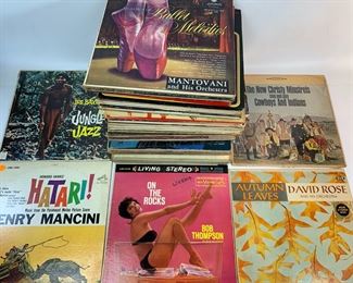Vintage Vinyl Records - Les Elgart, The Ventures, Tommy Sands, The Statler Brothers; Duke Ellington, Louis Armstrong, Frank Sinatra, and More
