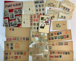 Antique Stamp Collection - Jamaica, Great Britain, Jugoslavia, Germany, Poland, China, US, Overprints, Pulled Norfolk Philatelic Society Auction Lots And More
