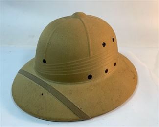 WW2 Era French Military Desert Pith Helmet
