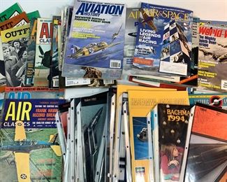 Vintage American Flight & Automobile Magazines - Model Airplane News, Air Classics, Outfit, and More
