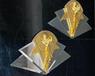 Design Toscano Art Nouveau Mirrored Sculpture
